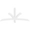 Ekena Millwork Davenport Architectural Grade PVC Gable Bracket, 72"W x 33"H x 2"D x 4"F, 11/12 Pitch GBP072X33X0204DAV00 - alternate 4